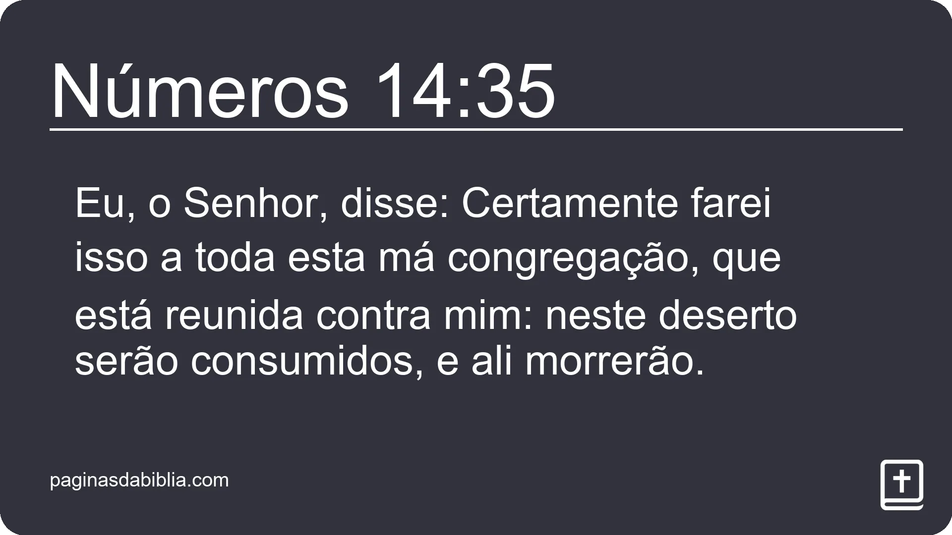 Números 14:35