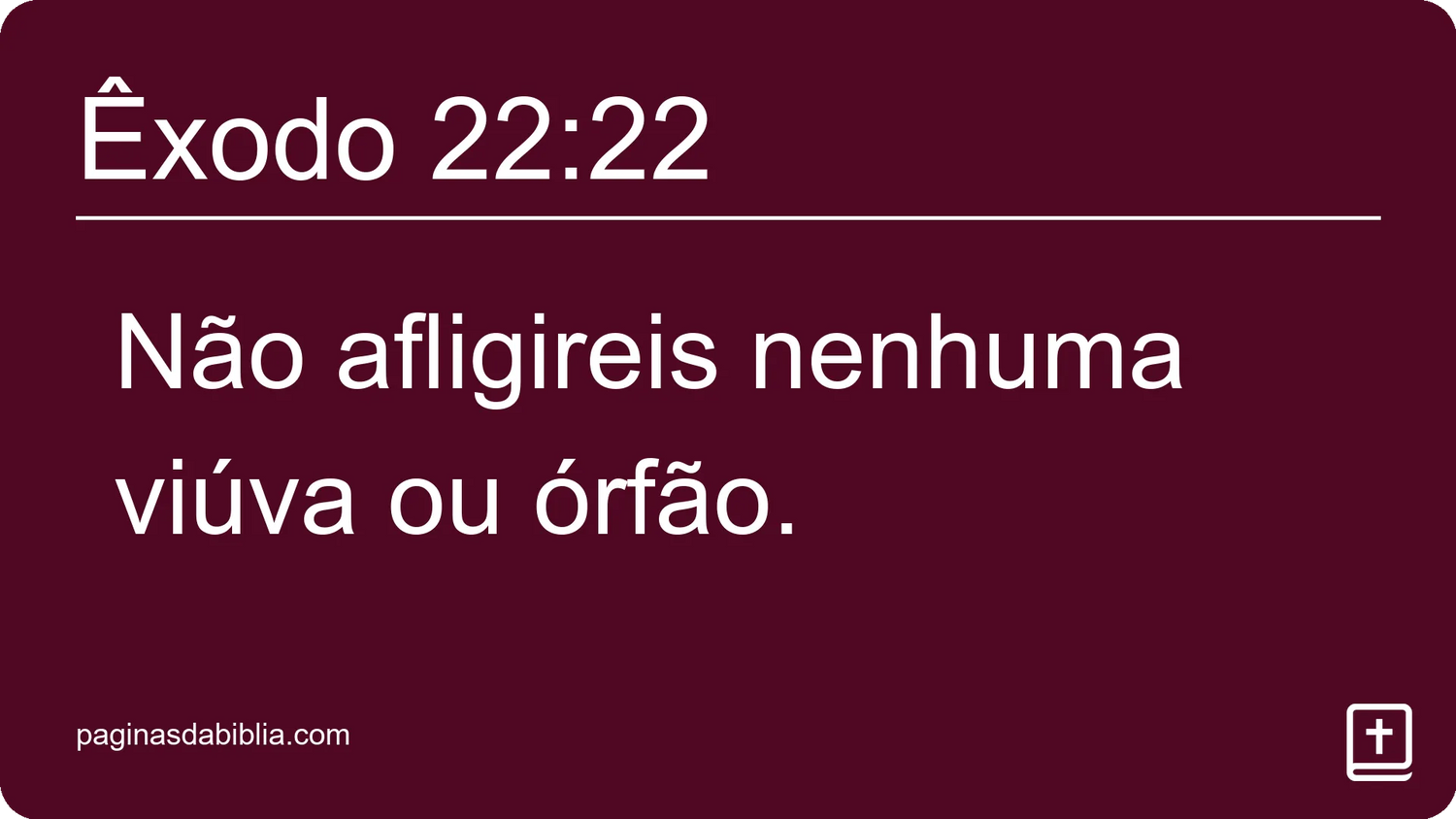 Êxodo 22:22