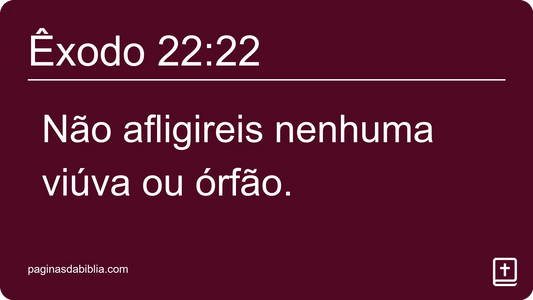 Êxodo 22:22