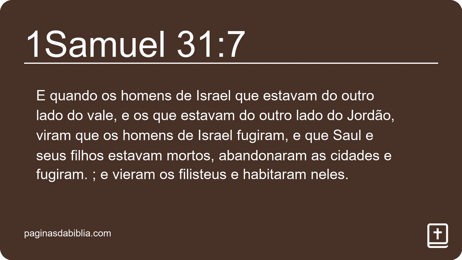 1Samuel 31:7