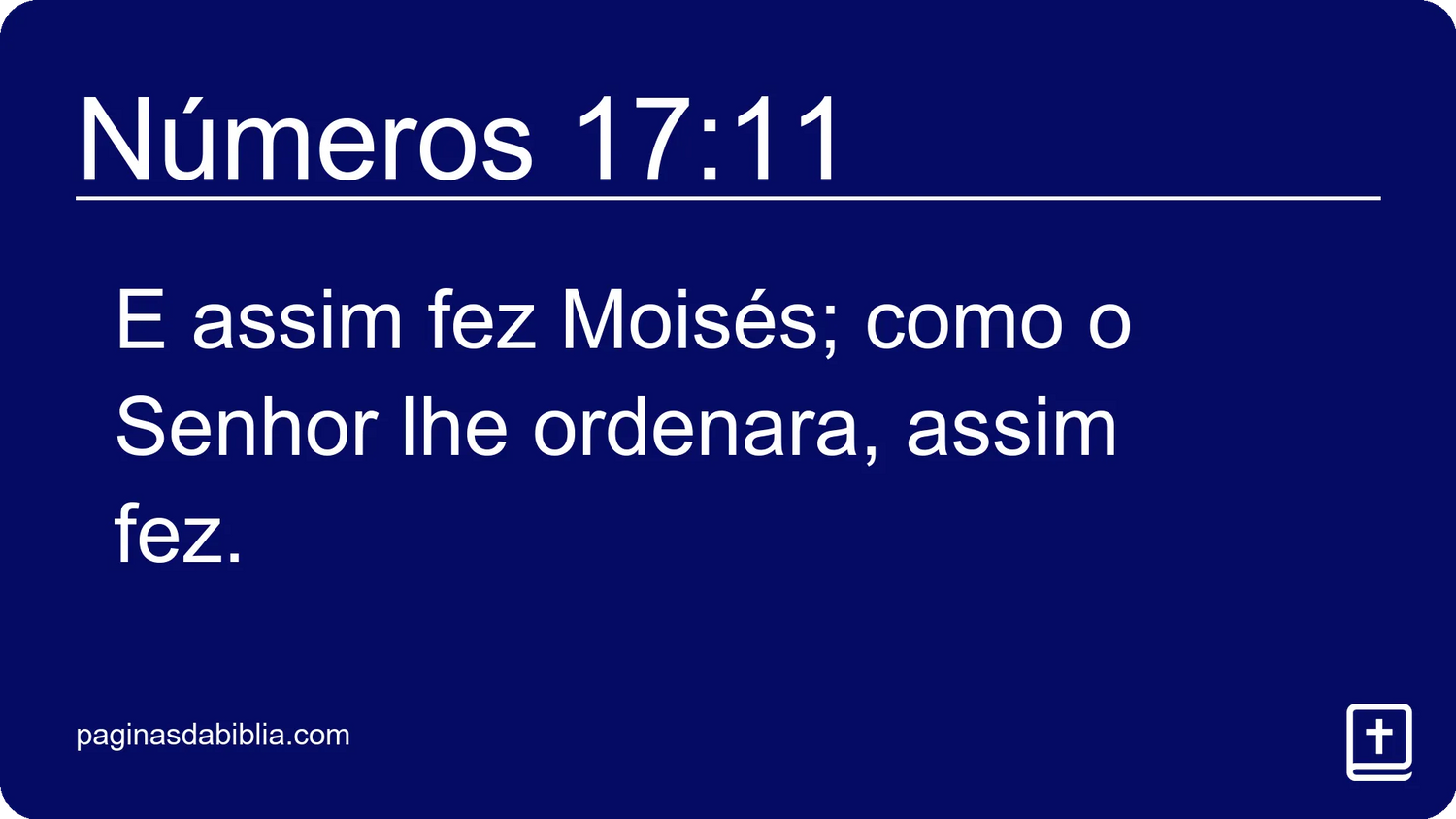 Números 17:11