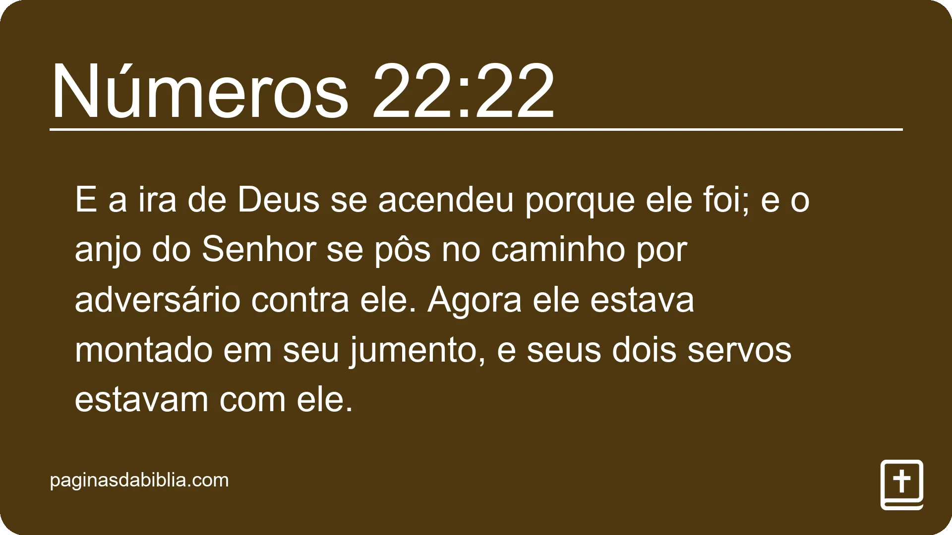 Números 22:22