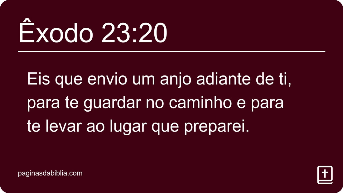 Êxodo 23:20