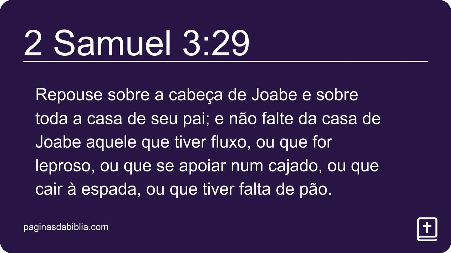 2 Samuel 3:29