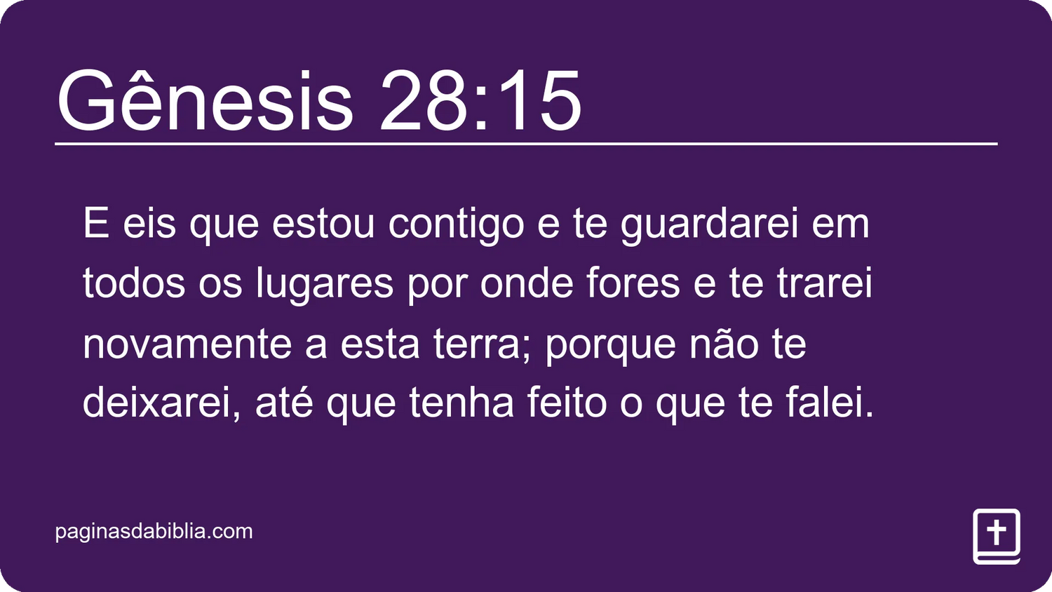 Gênesis 28:15