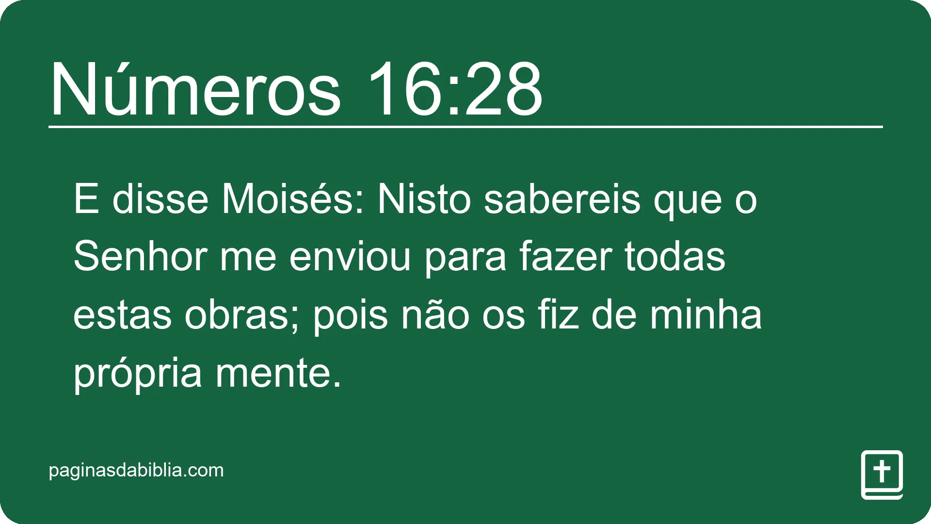 Números 16:28