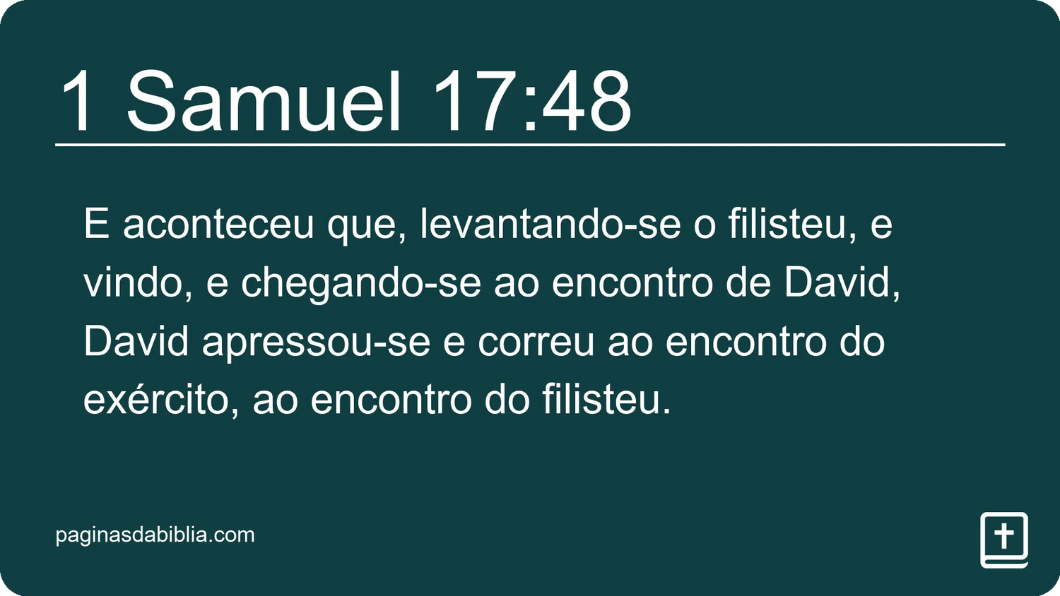 1 Samuel 17:48