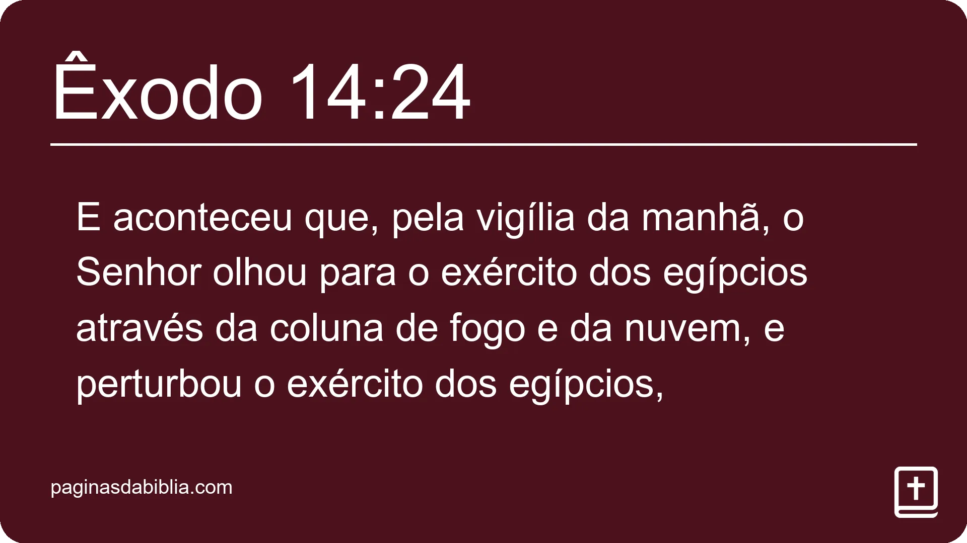 Êxodo 14:24