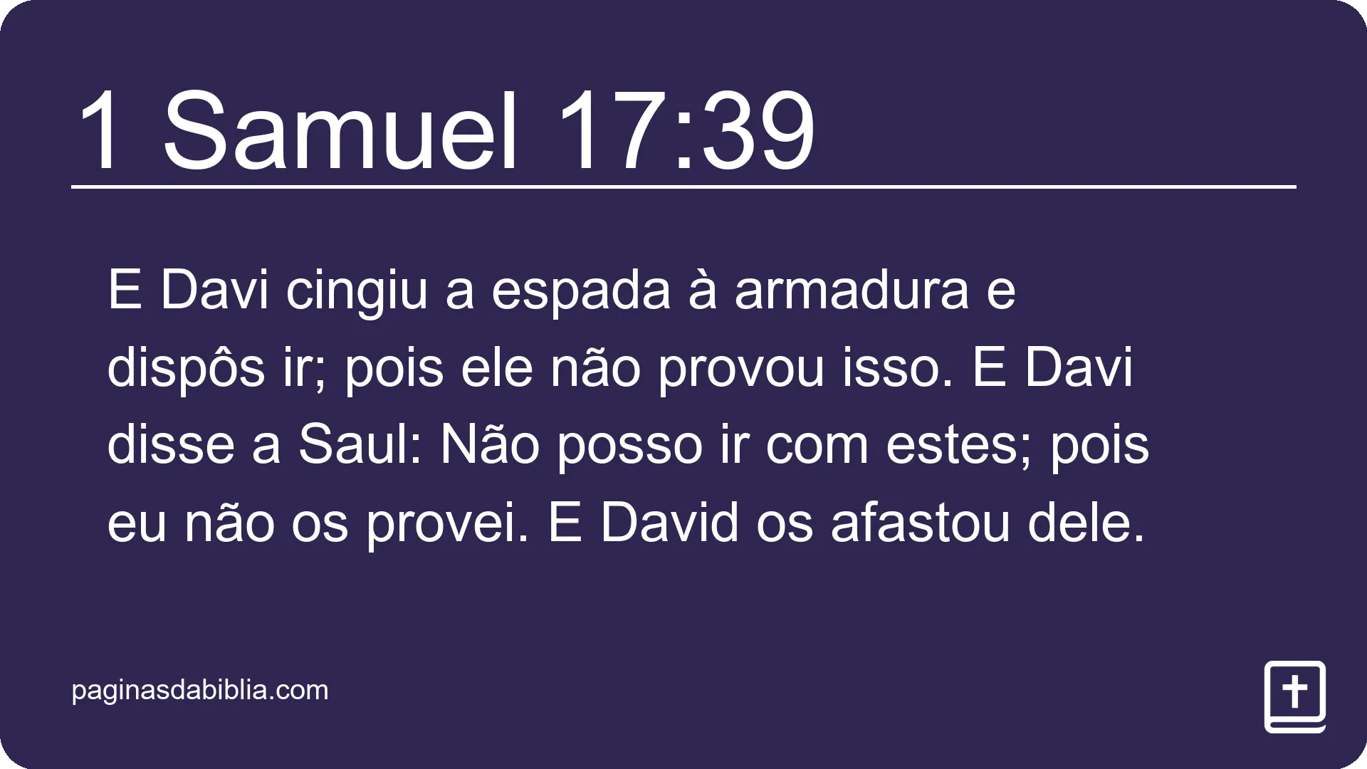 1 Samuel 17:39