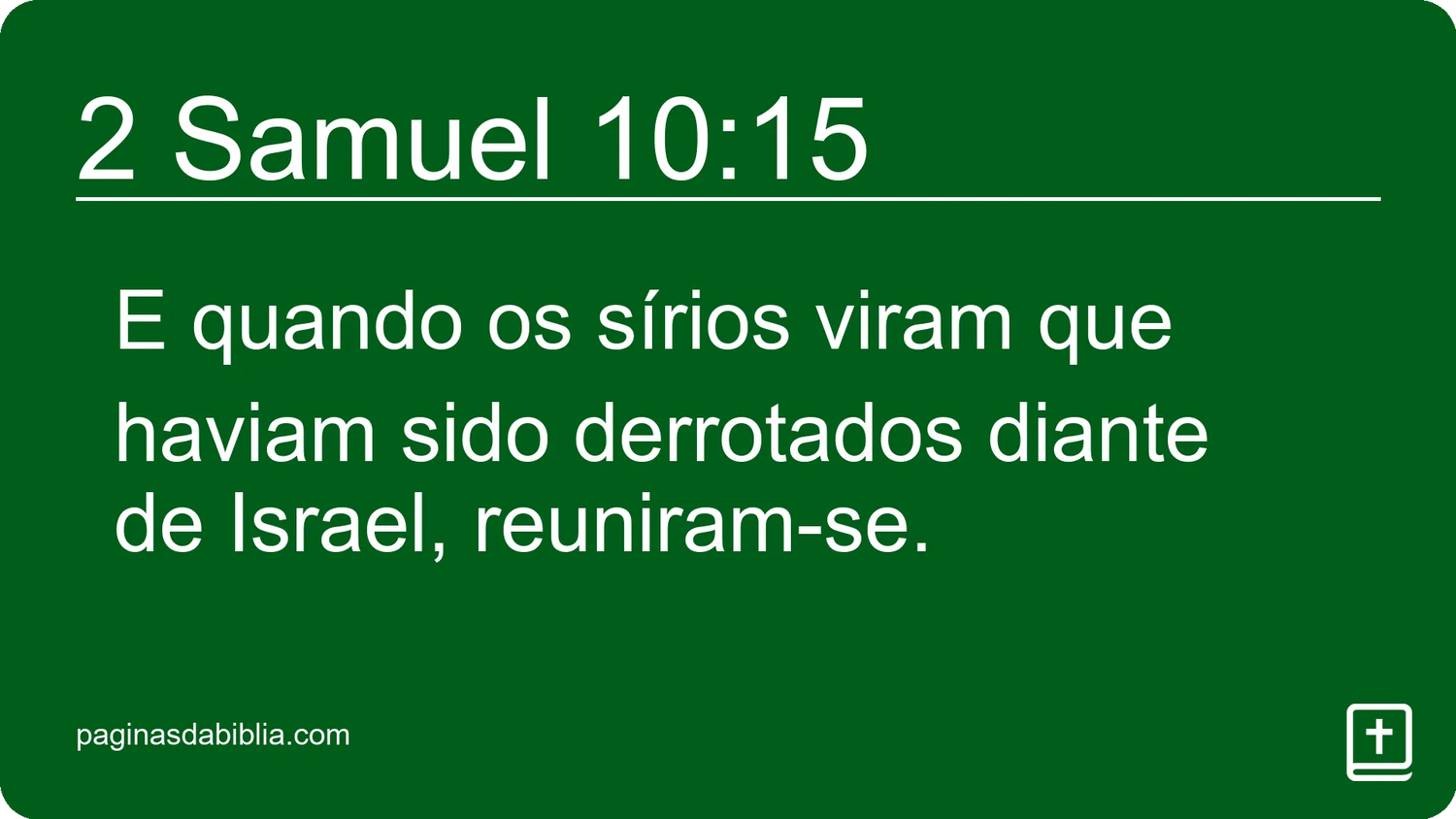 2 Samuel 10:15