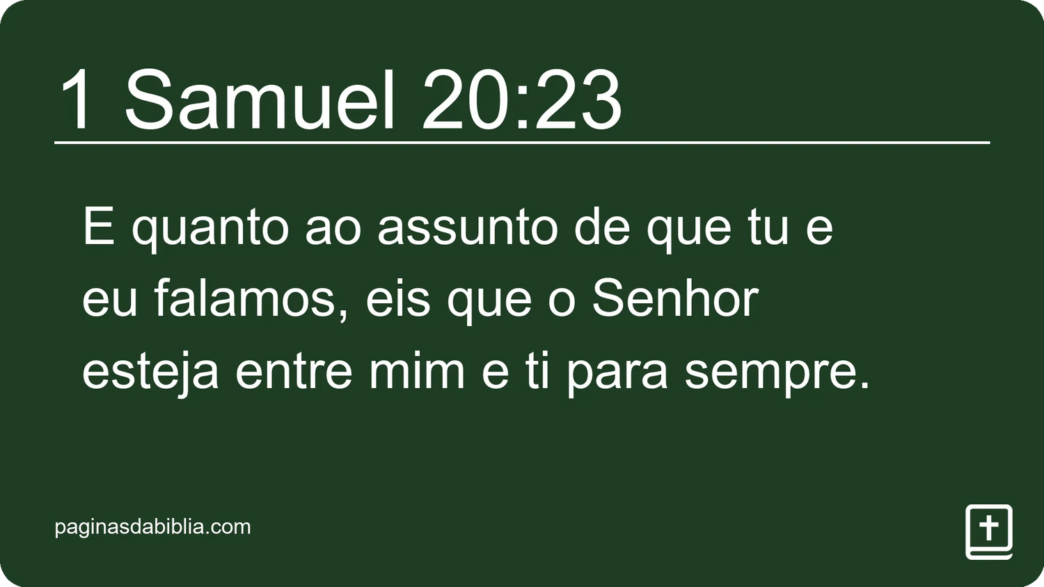 1 Samuel 20:23