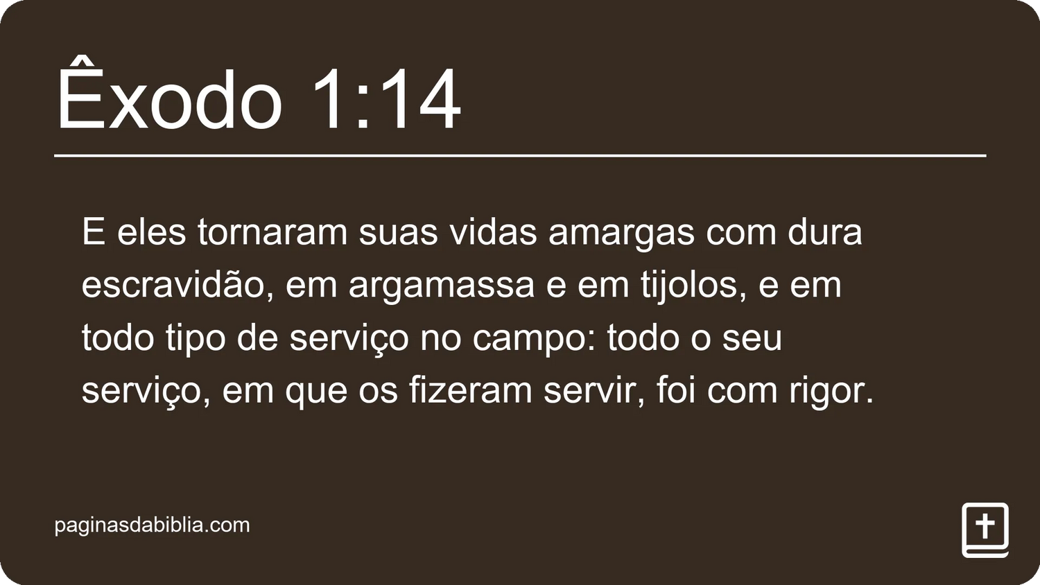 Êxodo 1:14