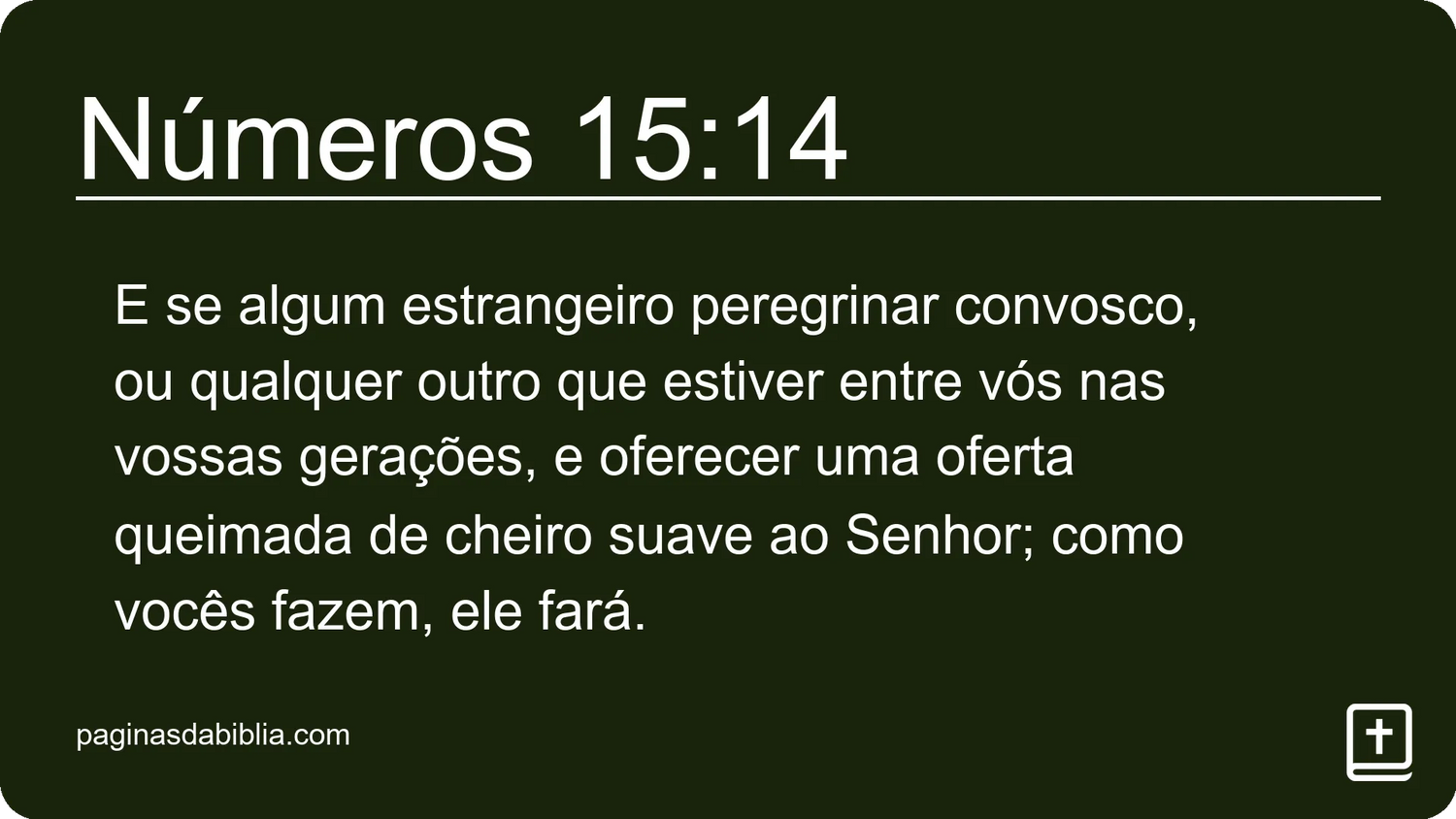 Números 15:14