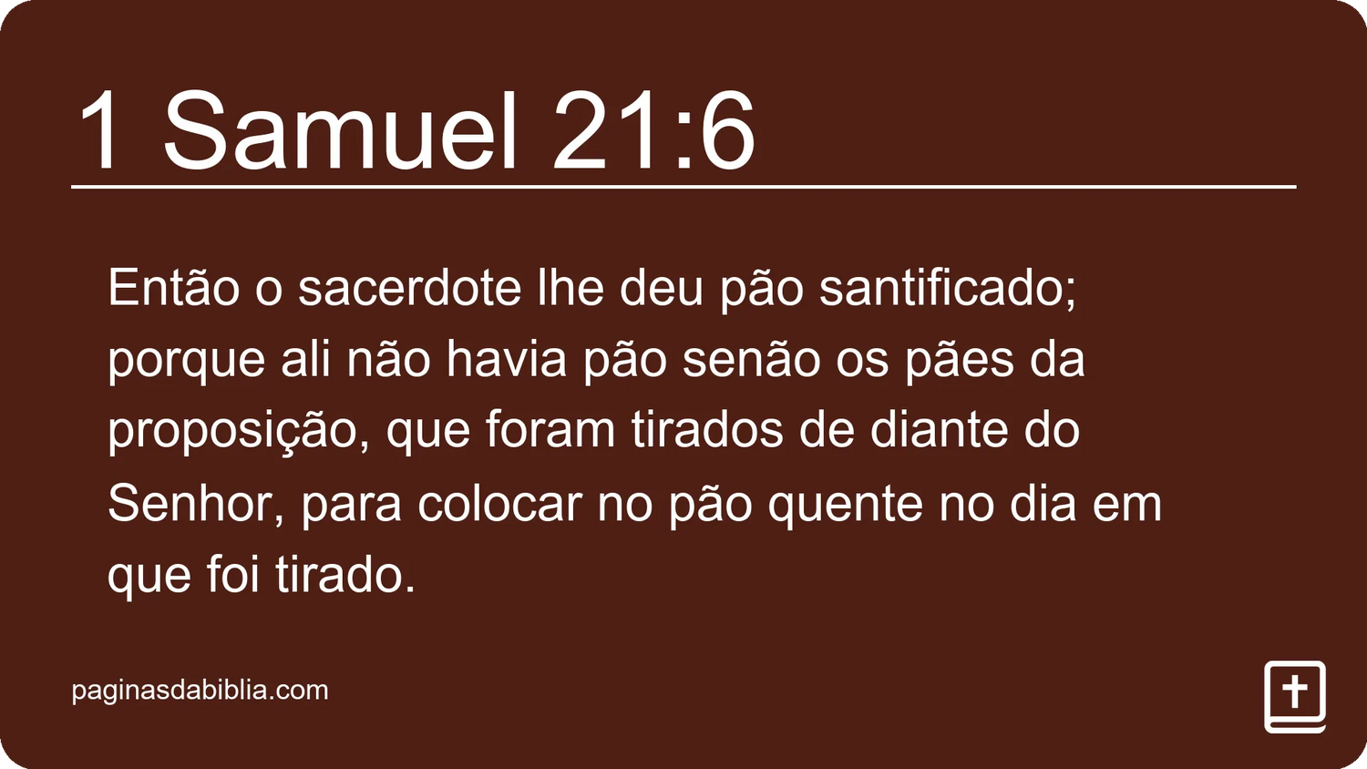 1 Samuel 21:6