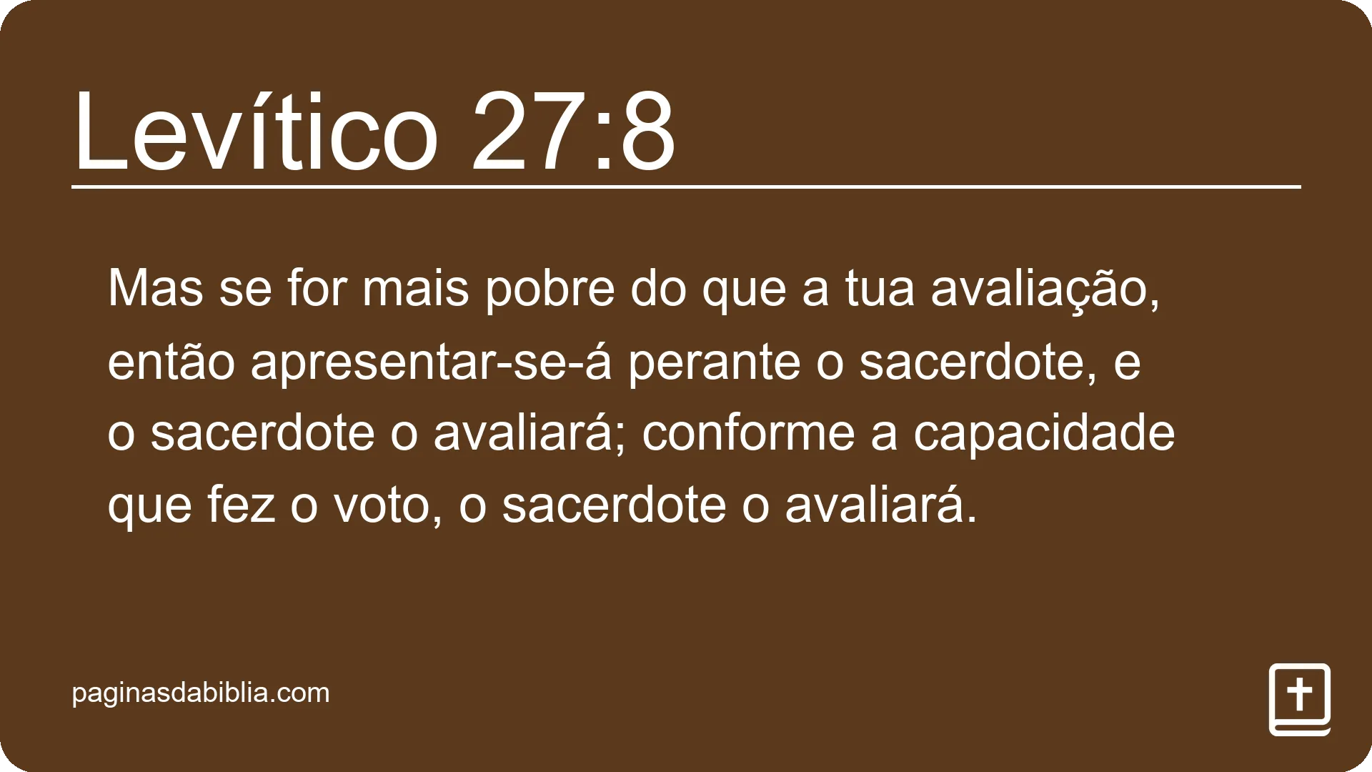 Levítico 27:8