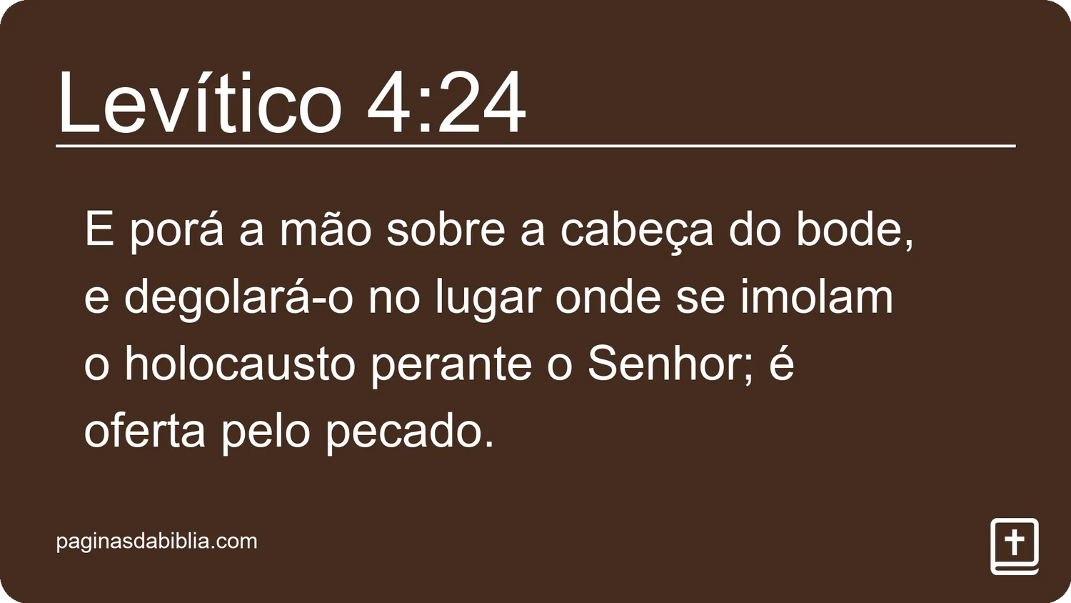 Levítico 4:24