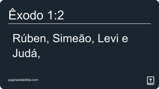 Êxodo 1:2