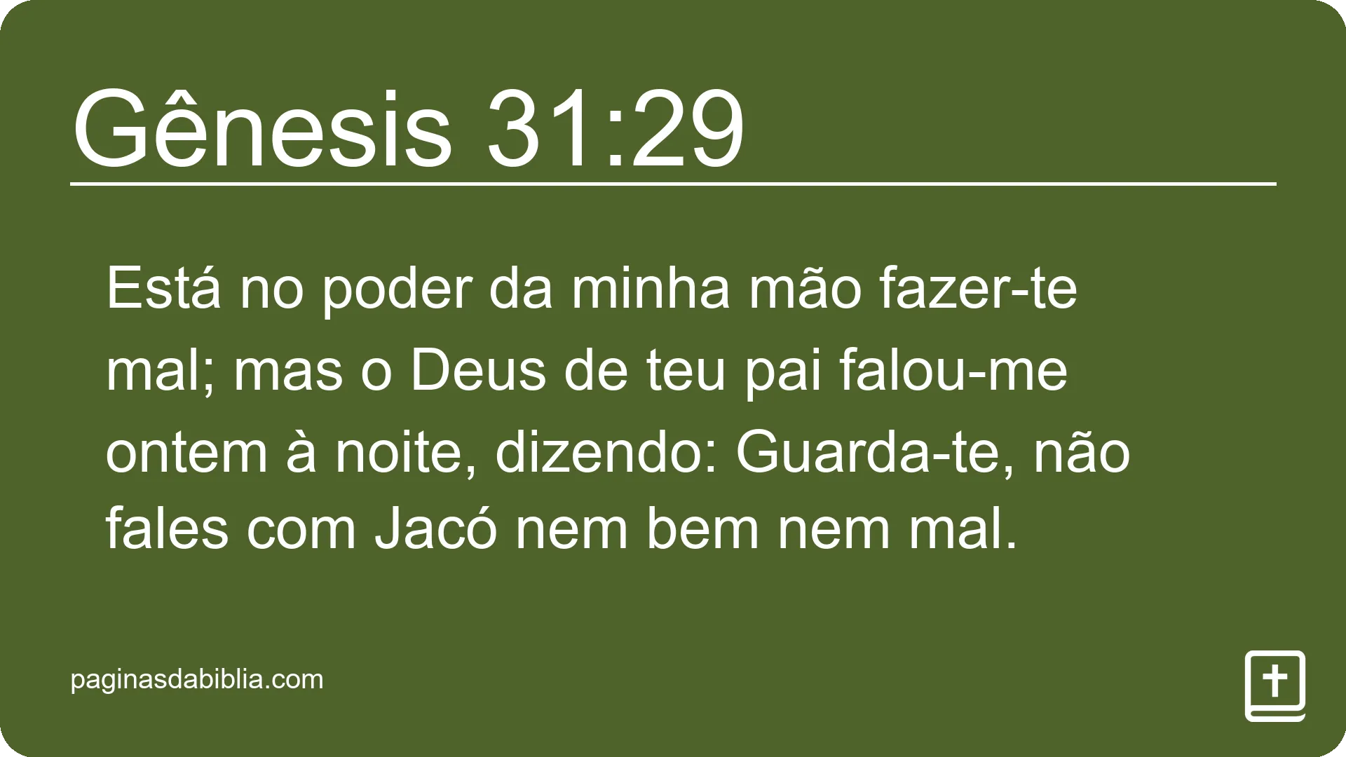 Gênesis 31:29