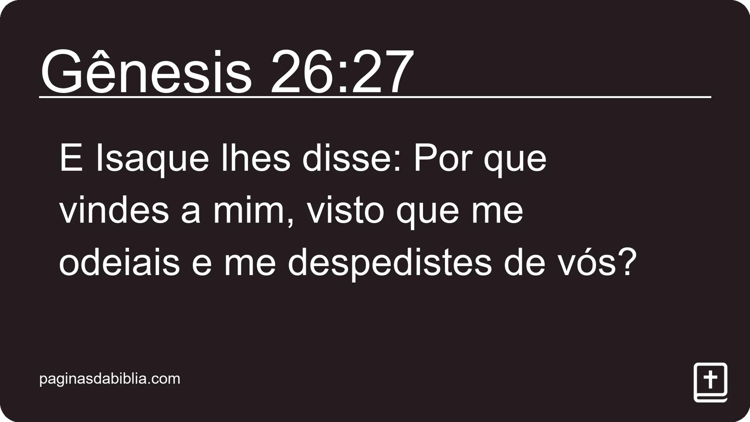 Gênesis 26:27