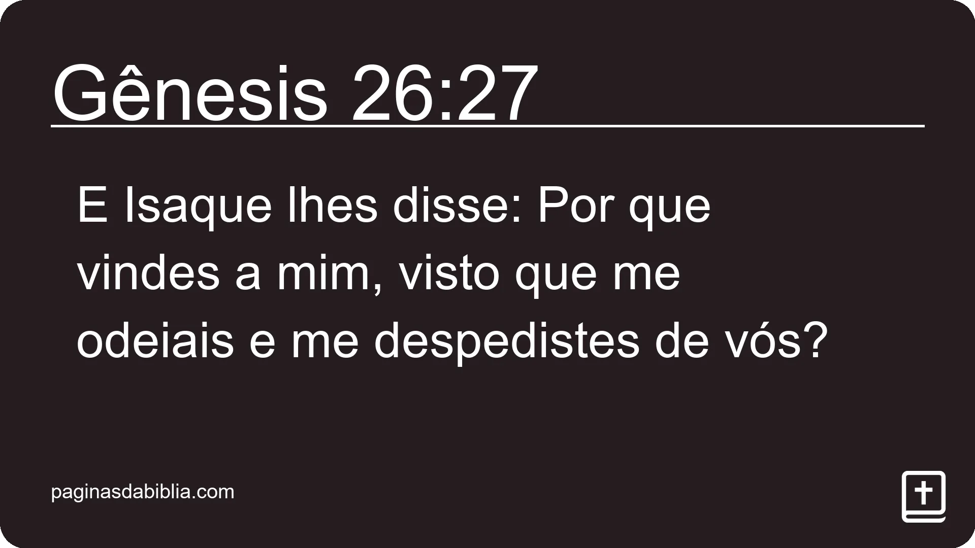 Gênesis 26:27