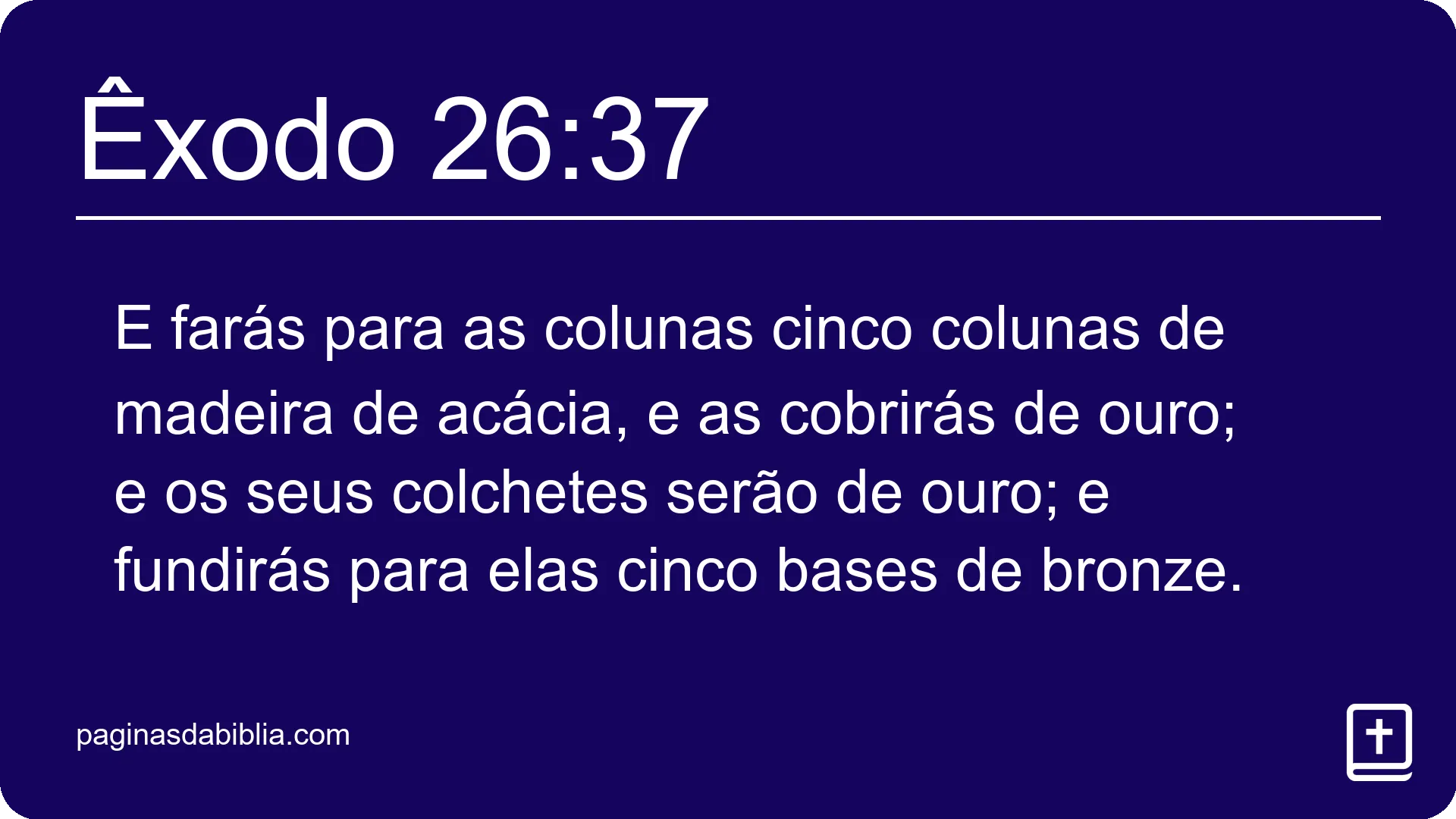 Êxodo 26:37