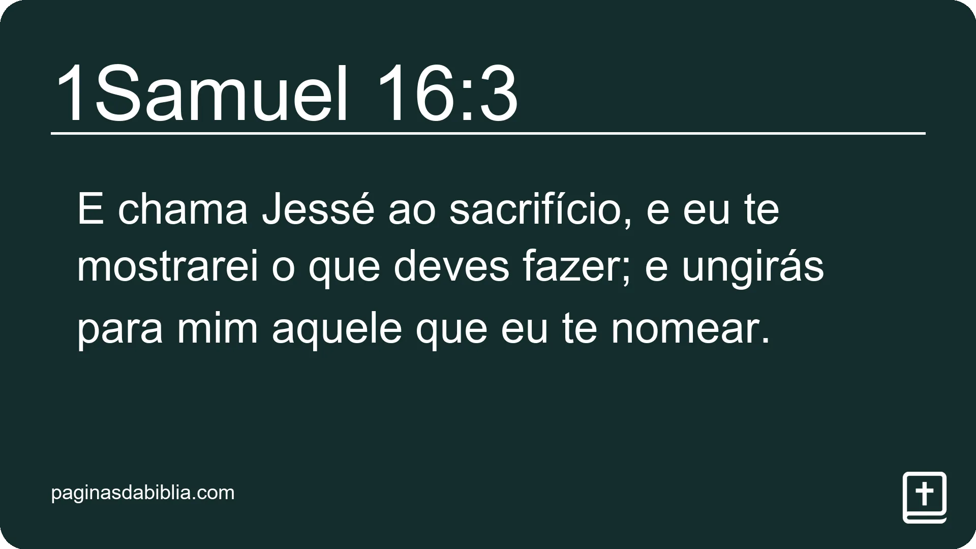 1Samuel 16:3