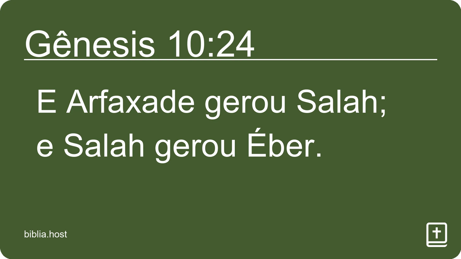 Gênesis 10:24