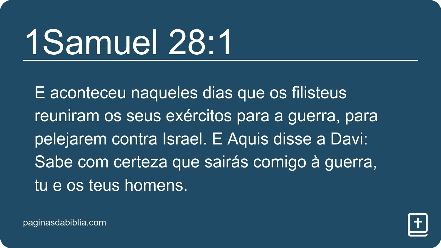 1Samuel 28:1