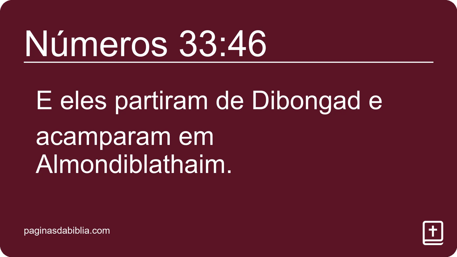 Números 33:46