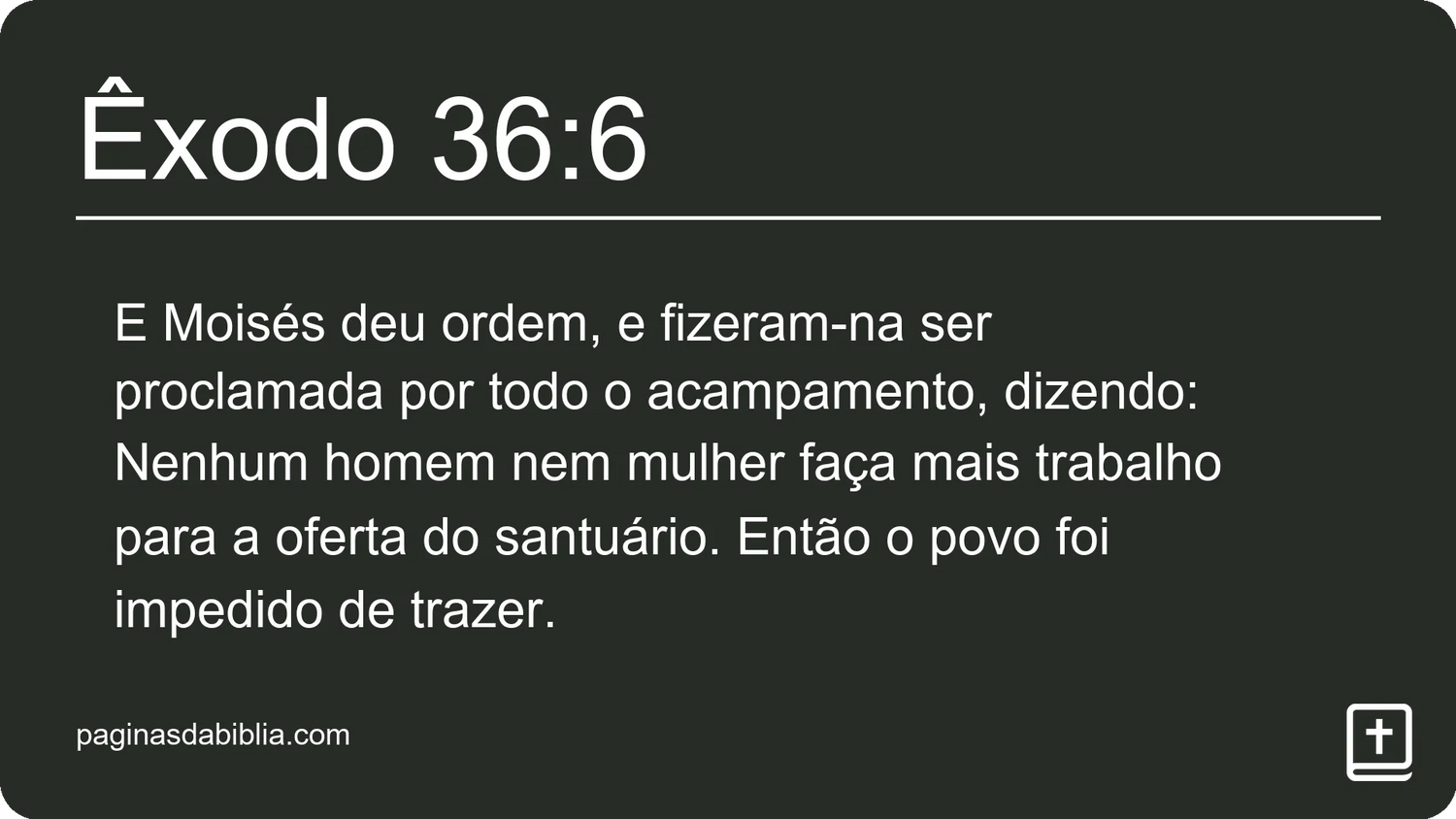 Êxodo 36:6