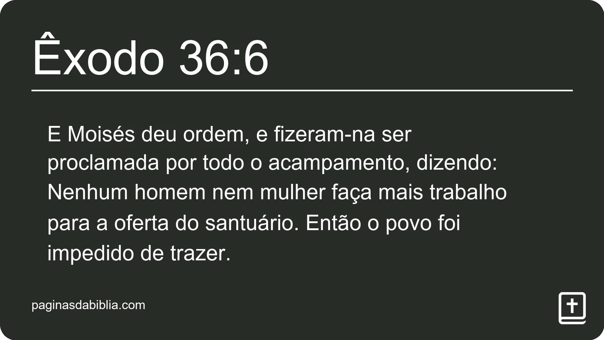 Êxodo 36:6