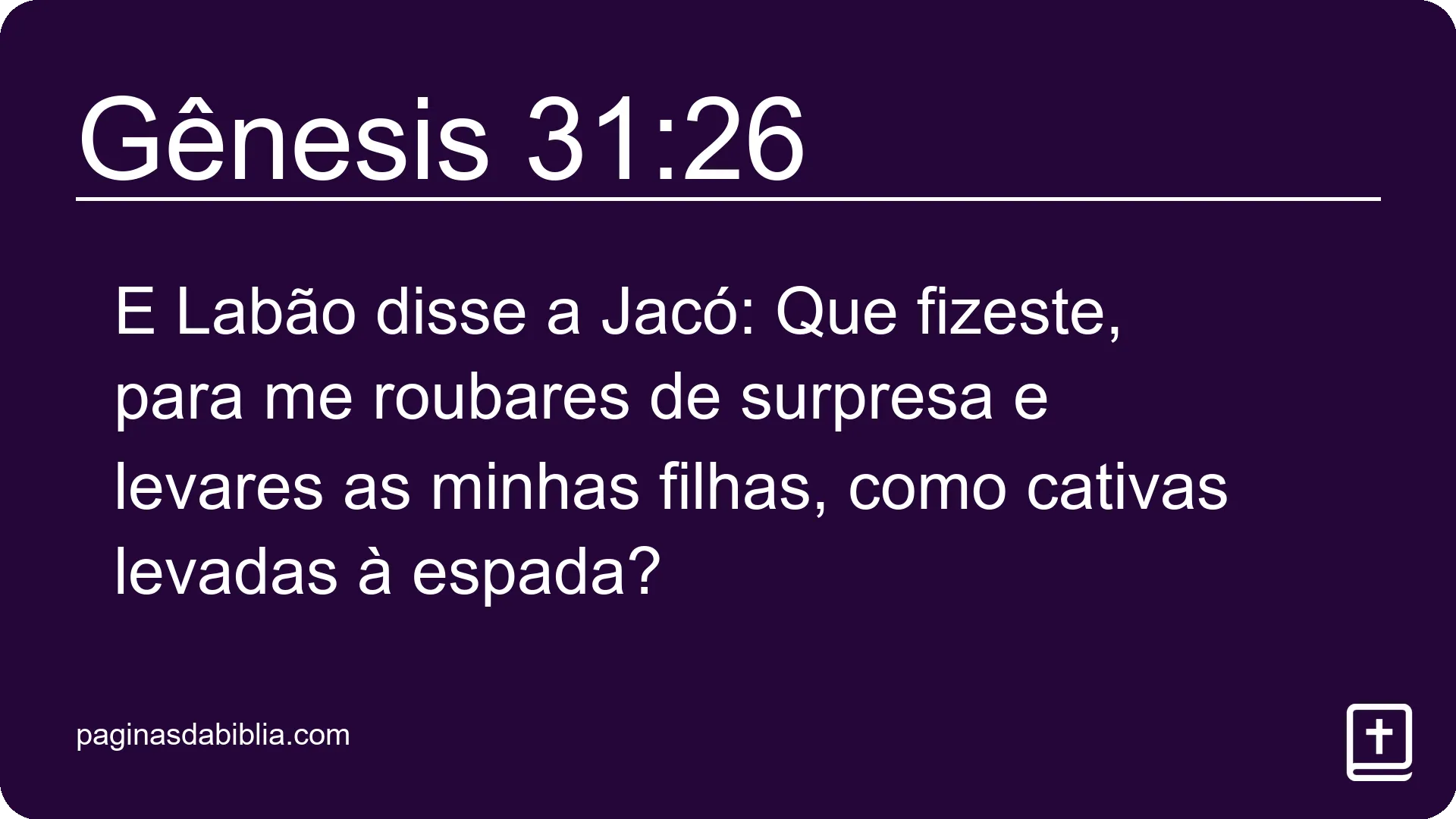 Gênesis 31:26