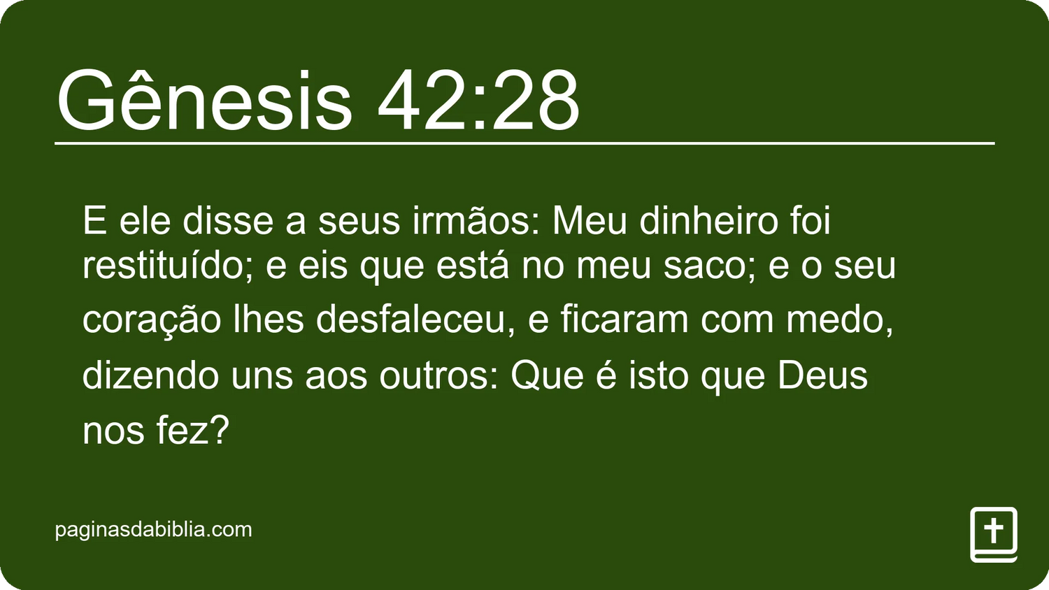 Gênesis 42:28