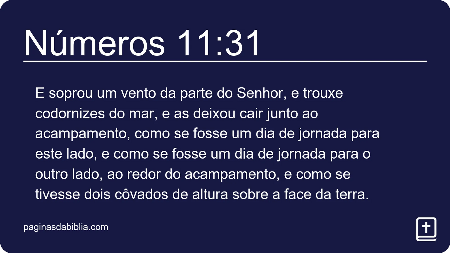 Números 11:31