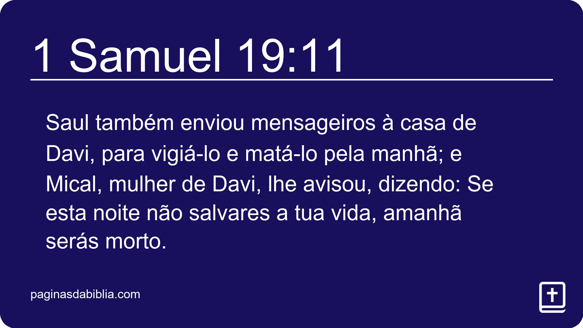 1 Samuel 19:11