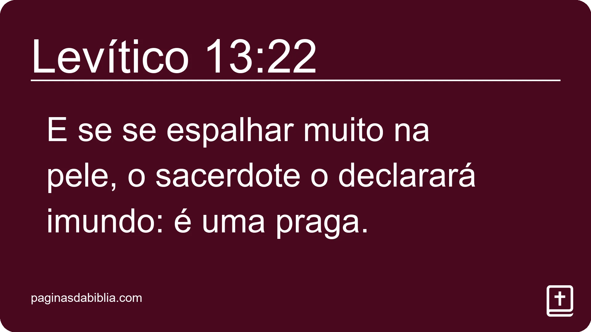 Levítico 13:22