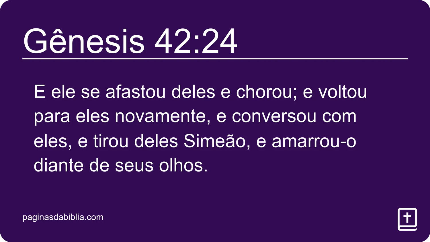 Gênesis 42:24