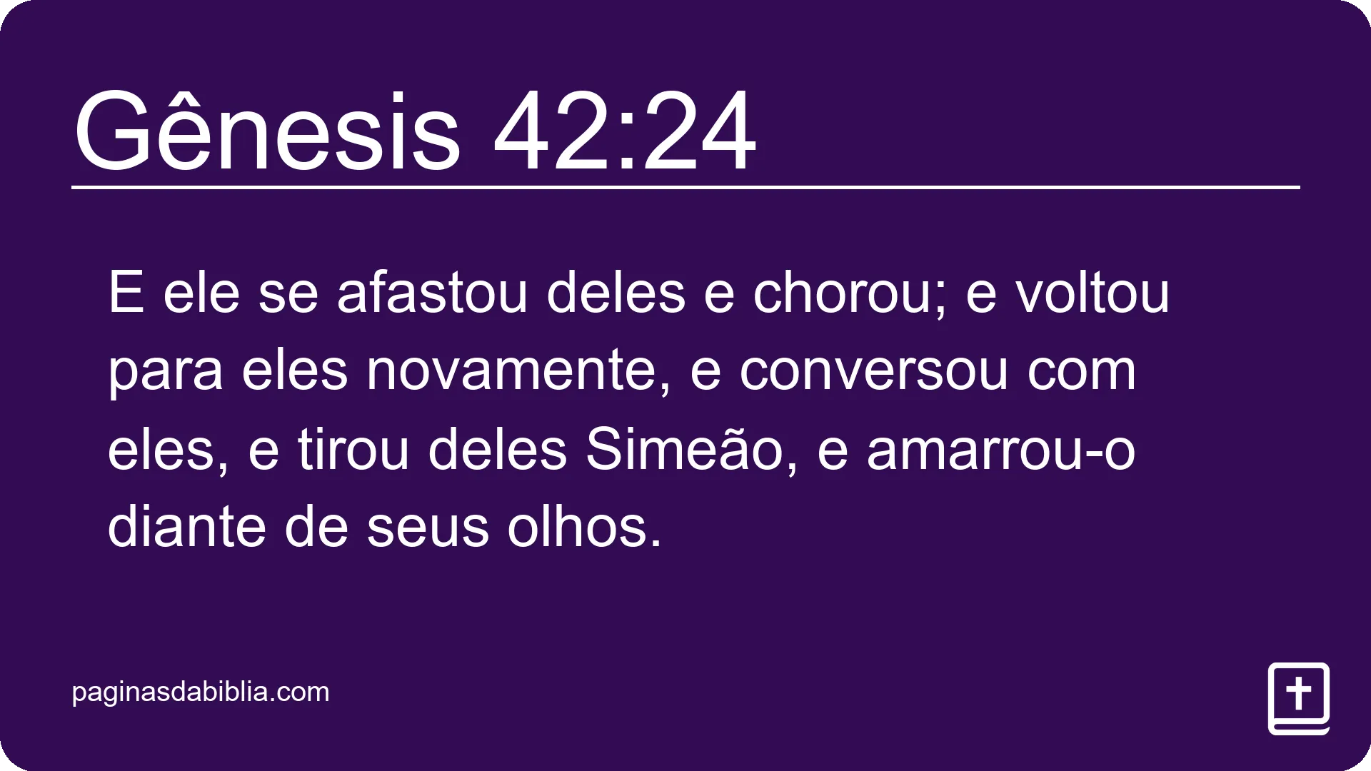 Gênesis 42:24