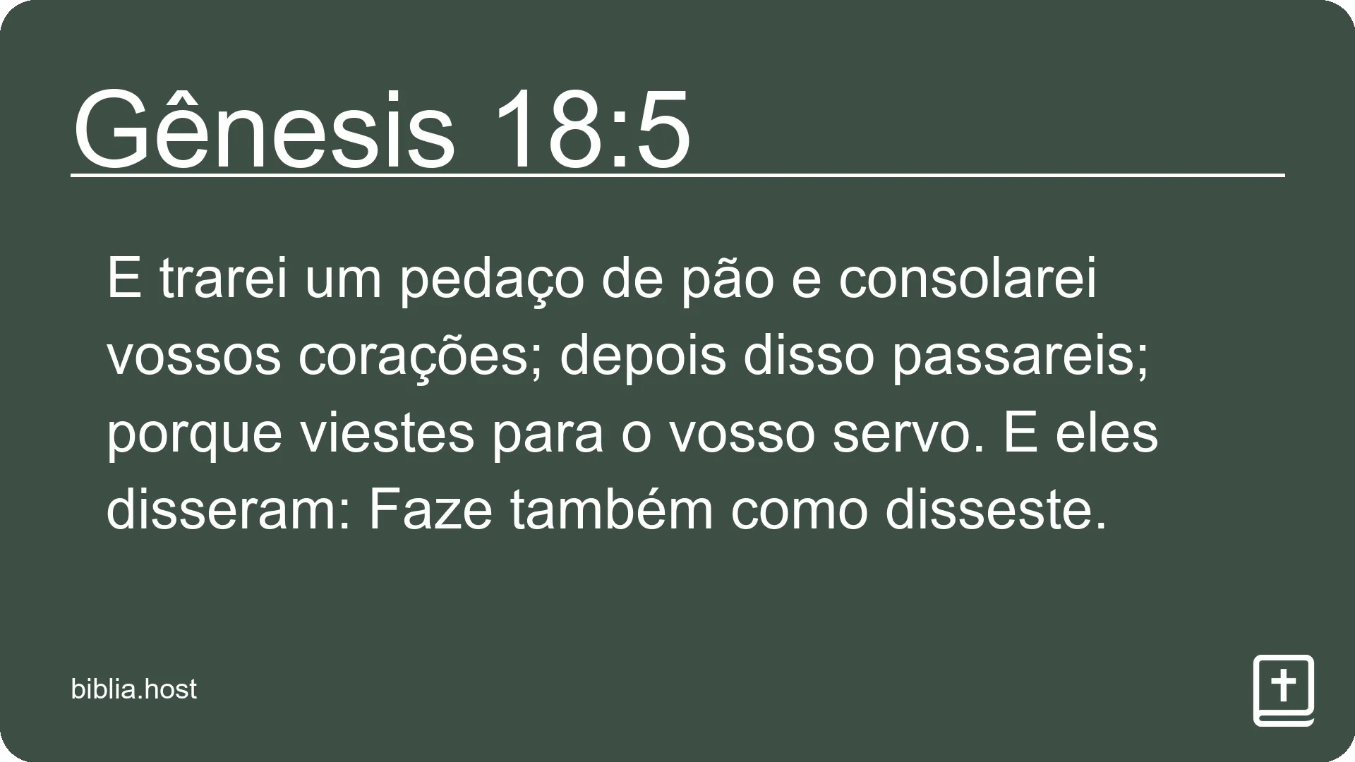 Gênesis 18:5