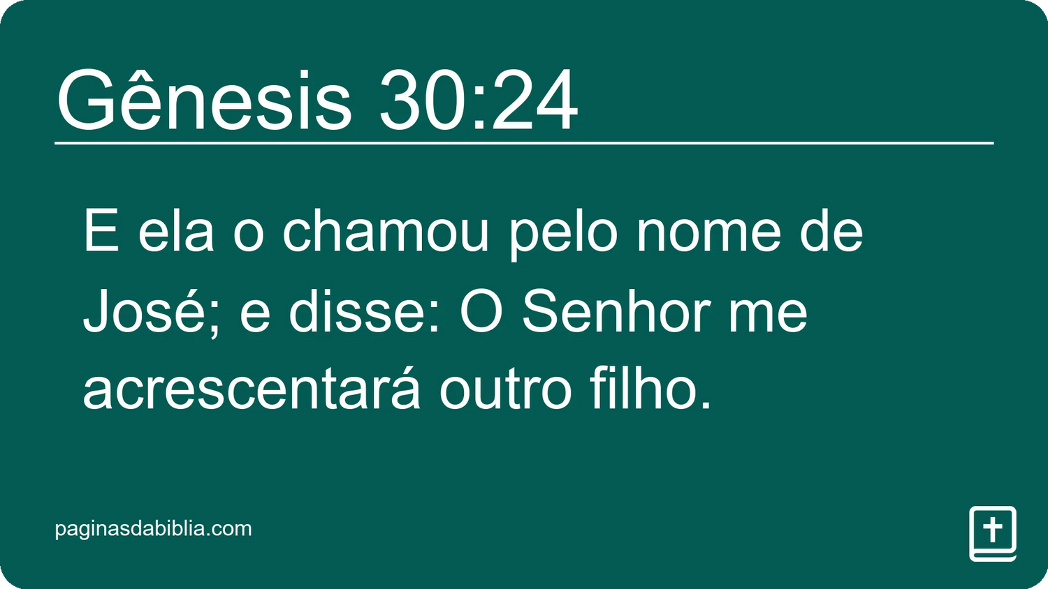 Gênesis 30:24