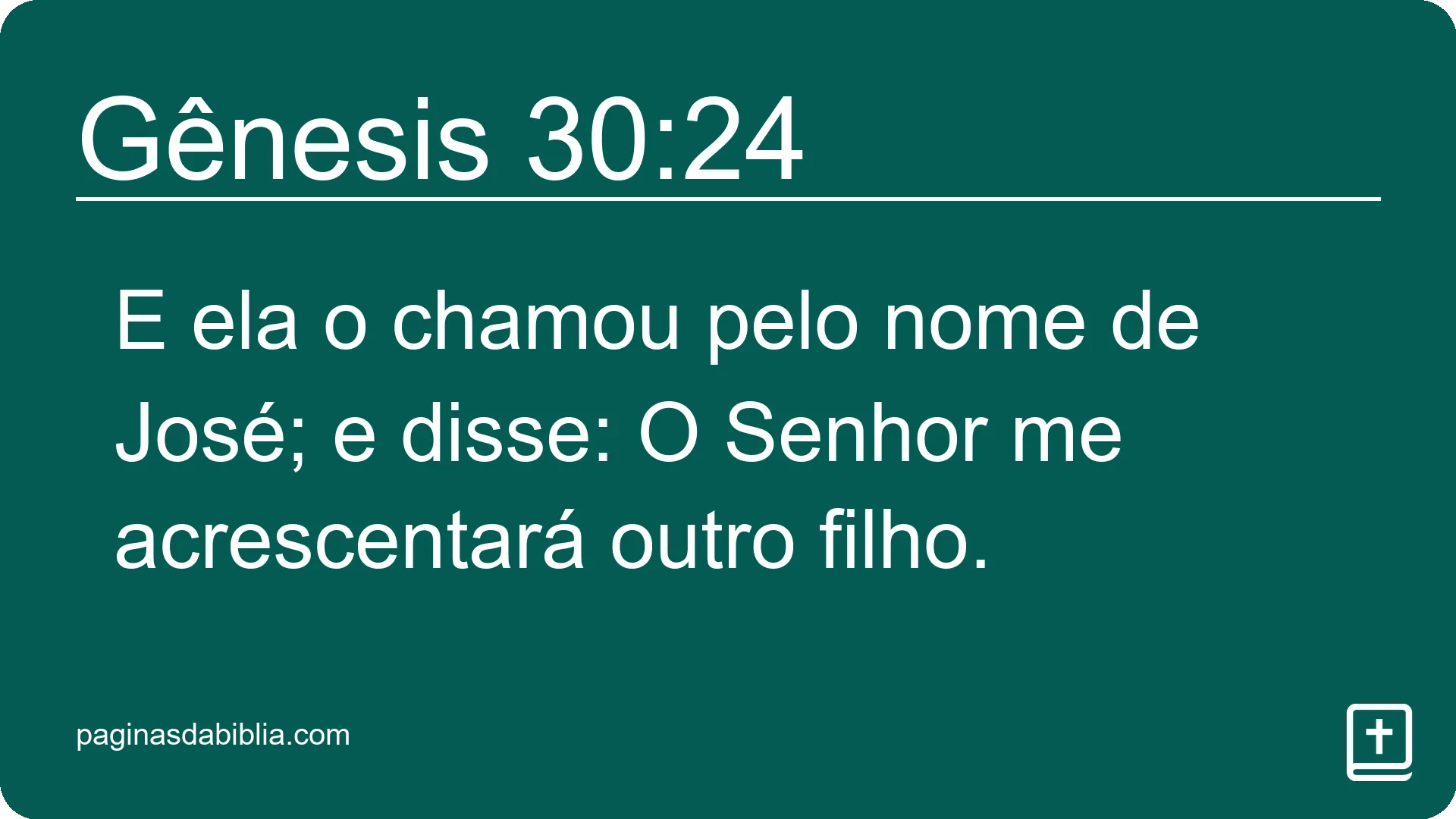 Gênesis 30:24