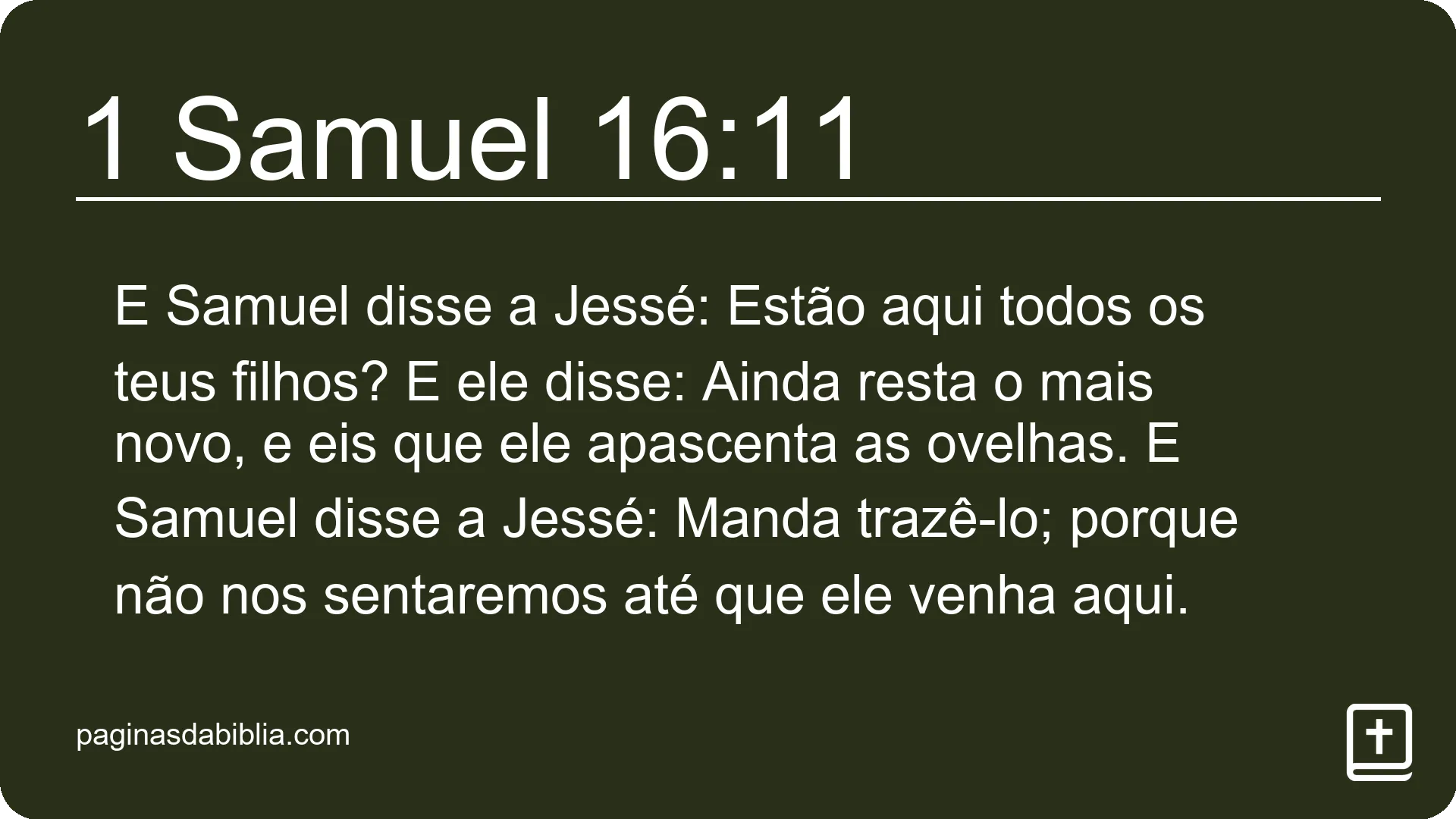 1 Samuel 16:11