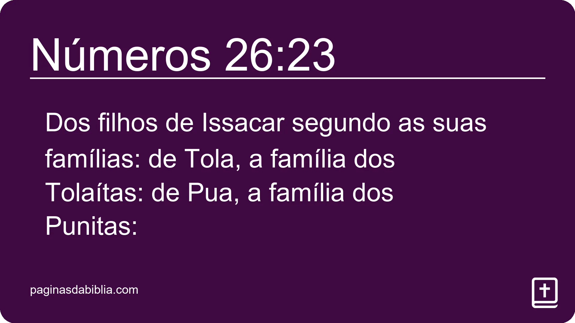 Números 26:23