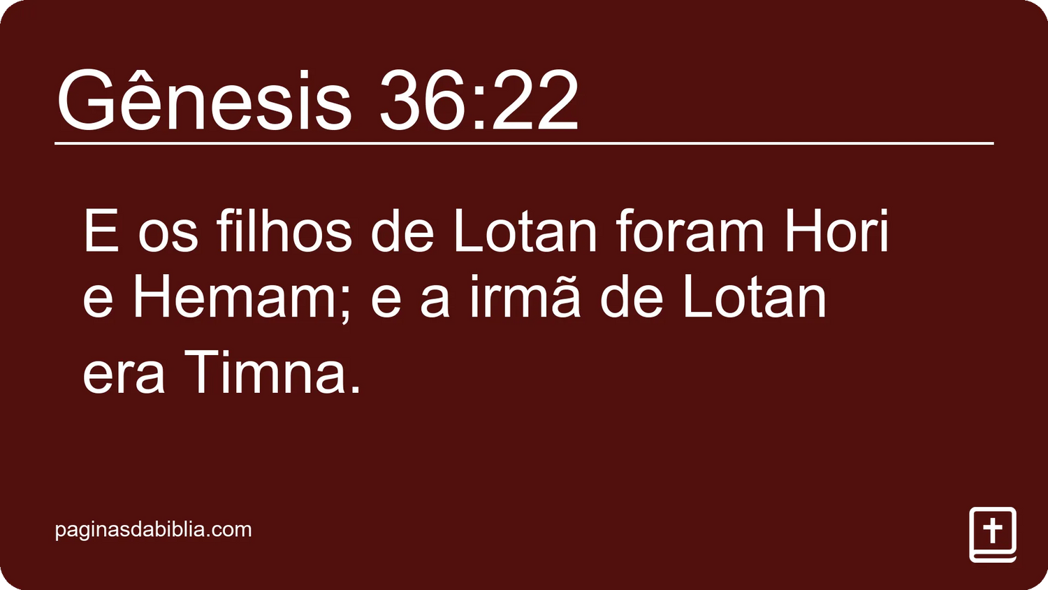 Gênesis 36:22