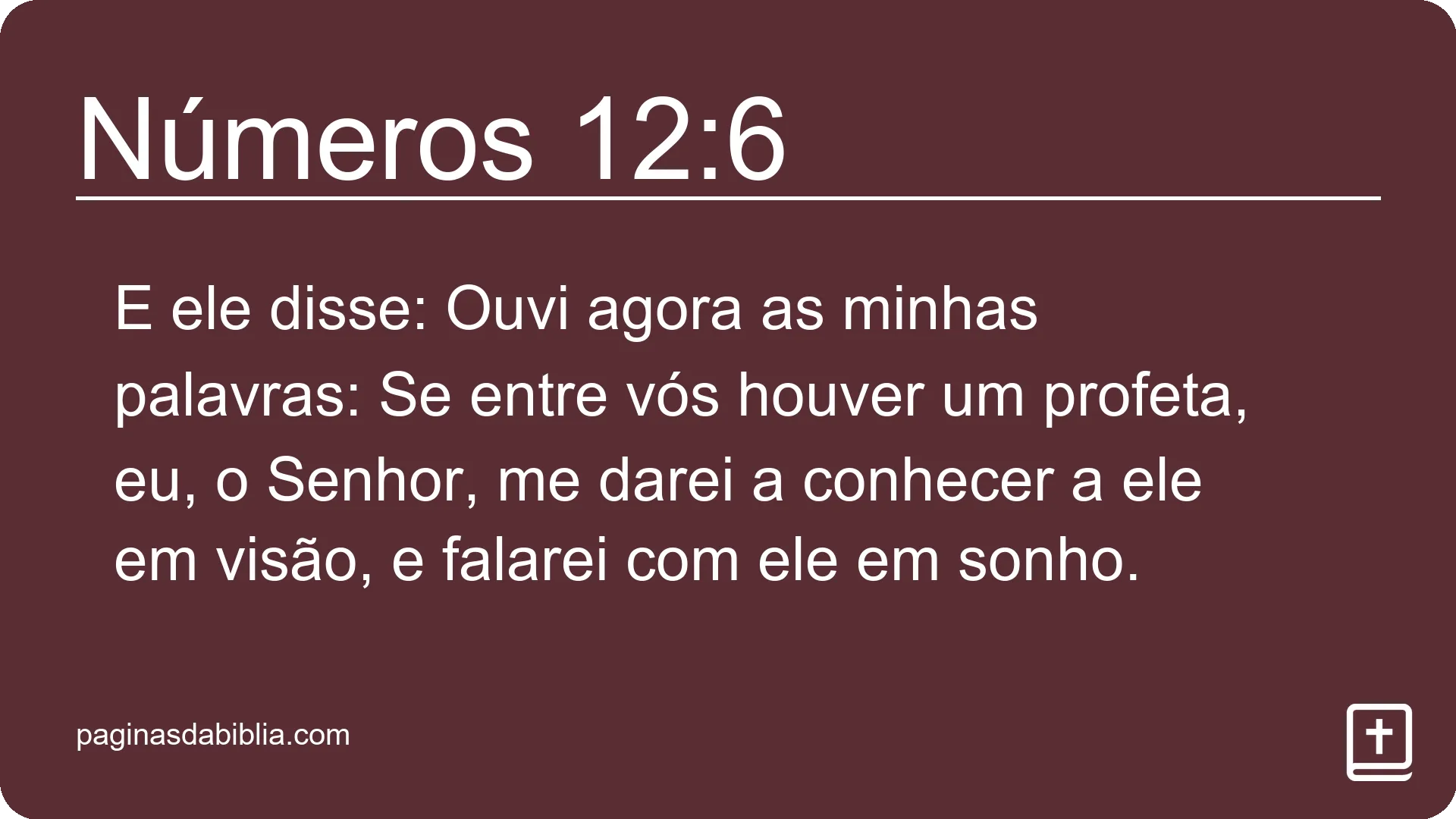 Números 12:6