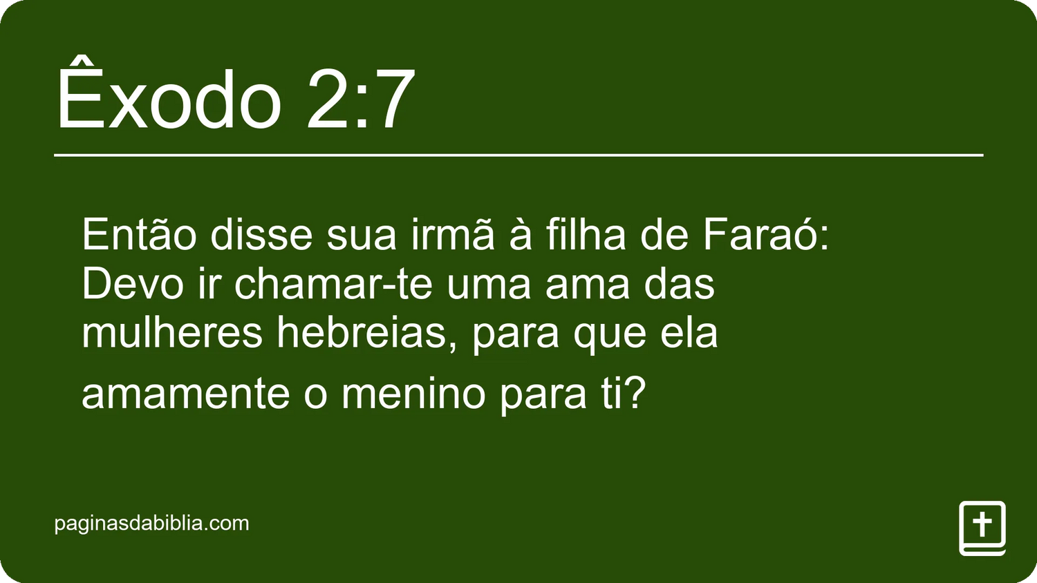 Êxodo 2:7