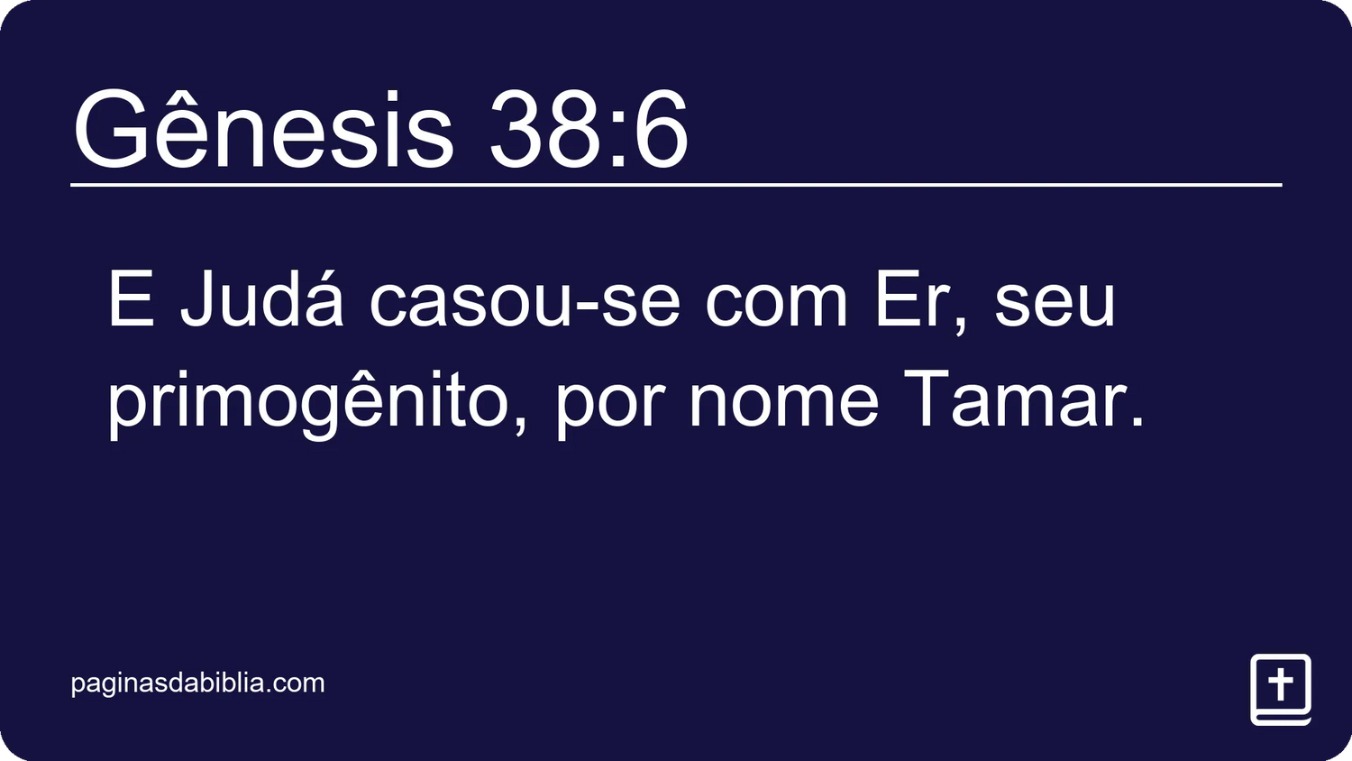 Gênesis 38:6