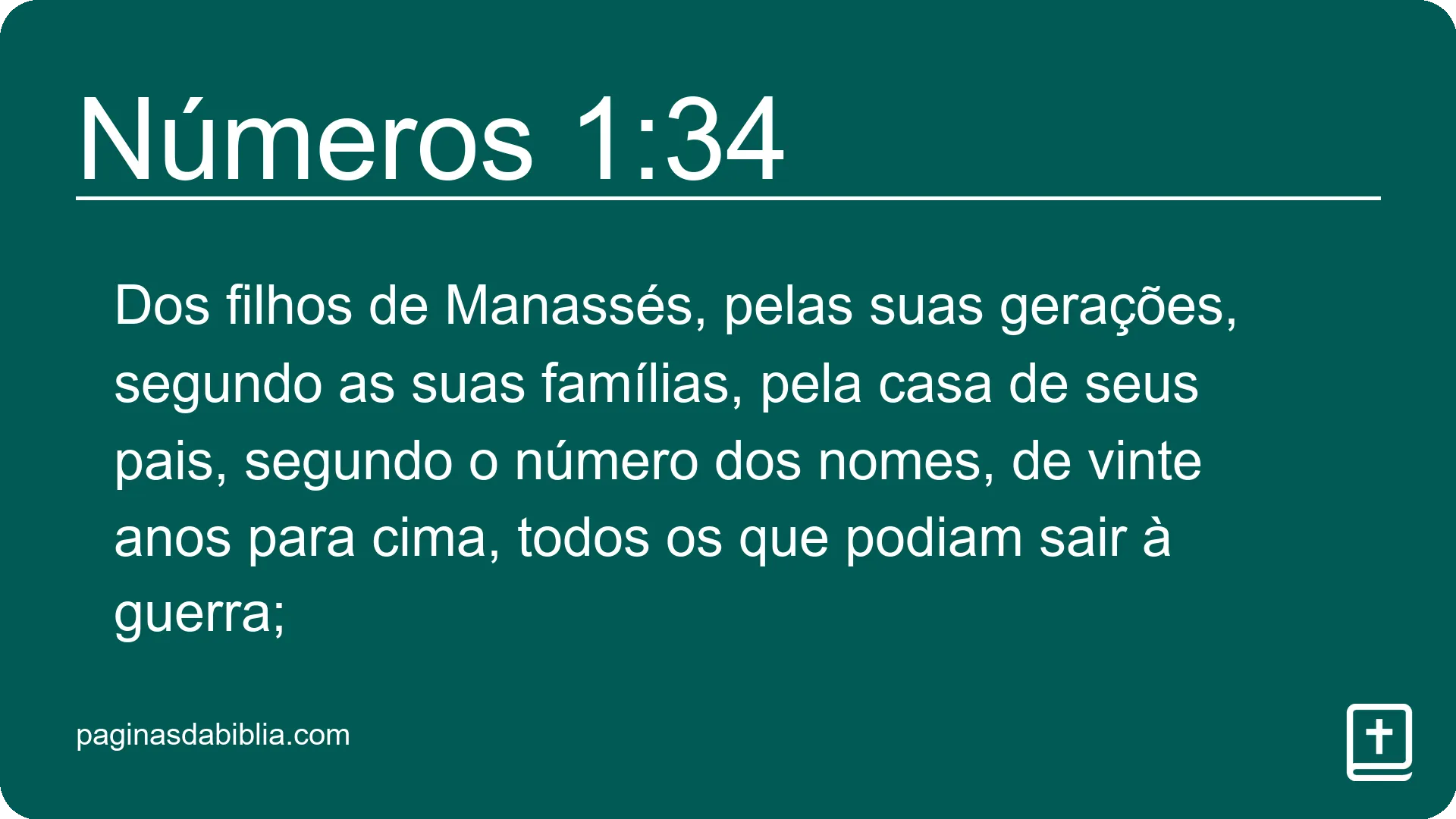 Números 1:34