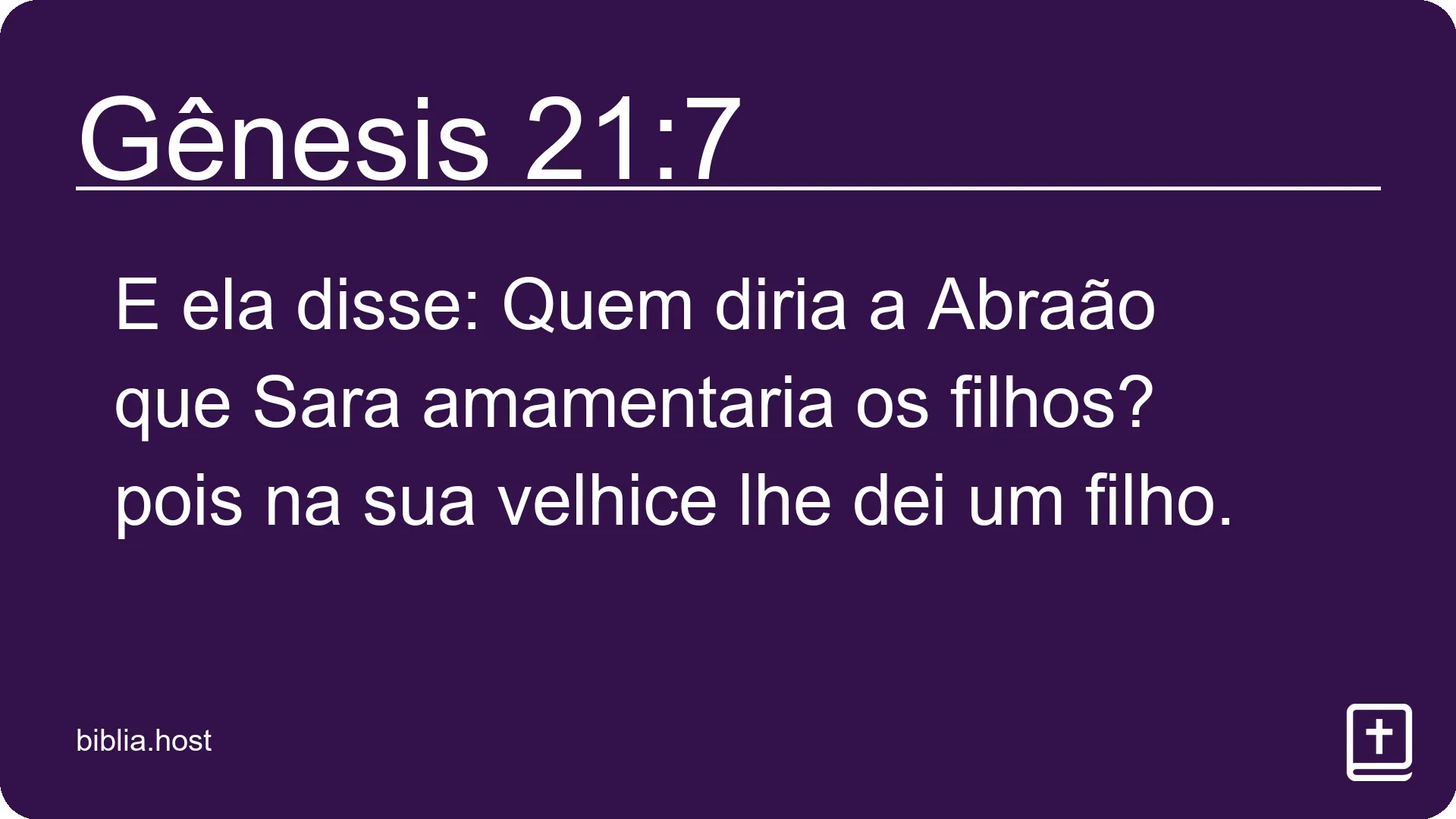 Gênesis 21:7