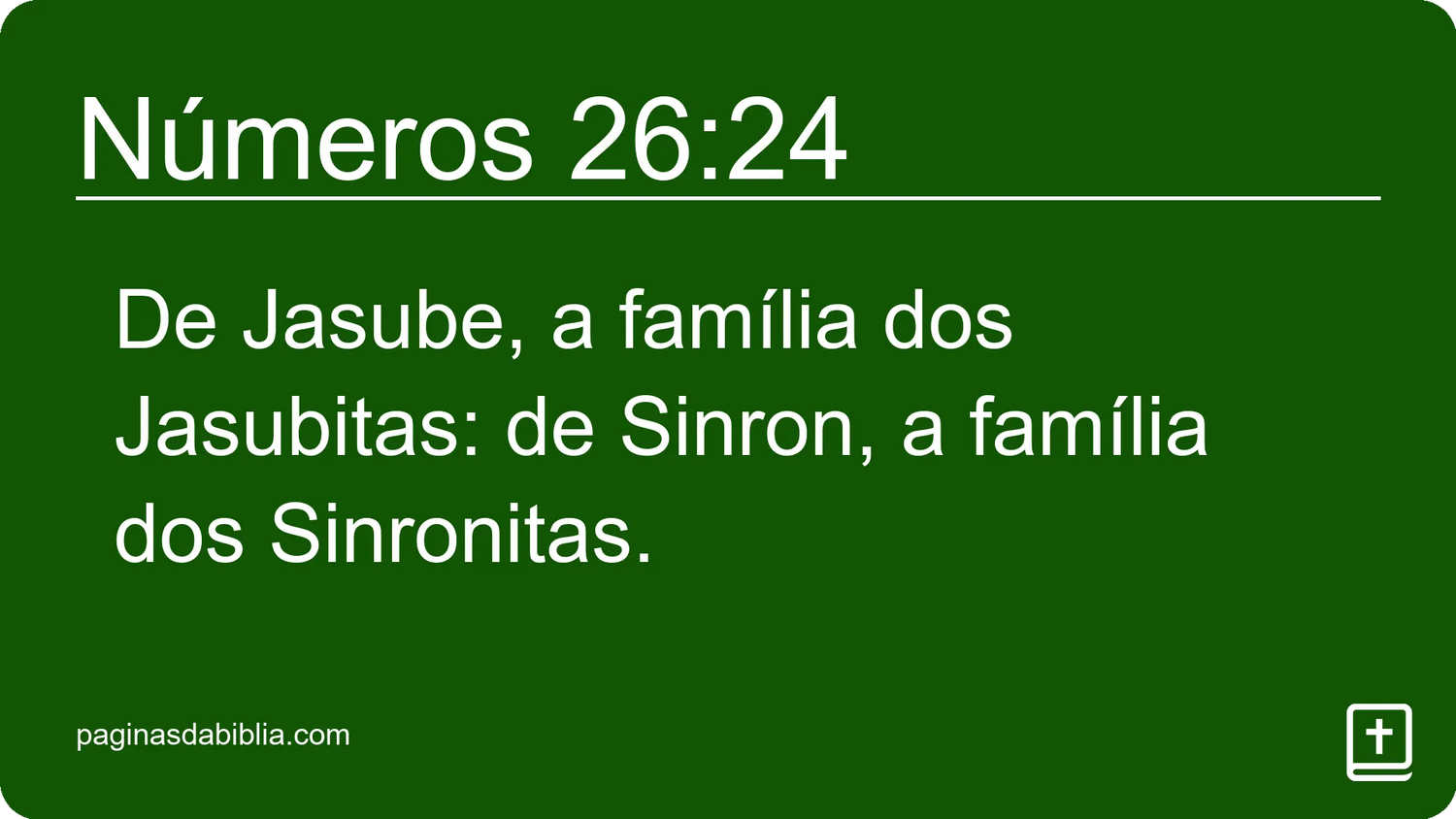 Números 26:24